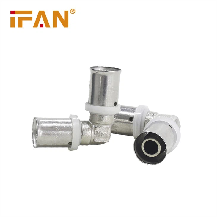 Brass Press Fitting Elbow