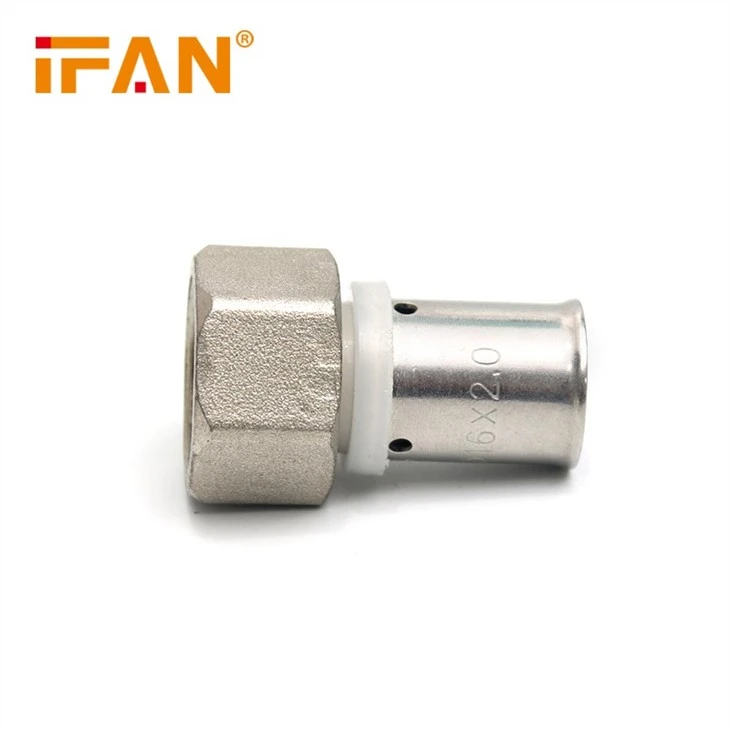 Brass Press Fitting Female Socket