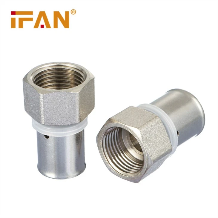 Brass Press Fitting Female Socket