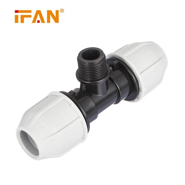 HDPE Fitting Male Tee For Pipe