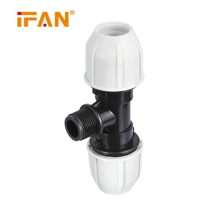 HDPE Fitting Male Tee For Pipe
