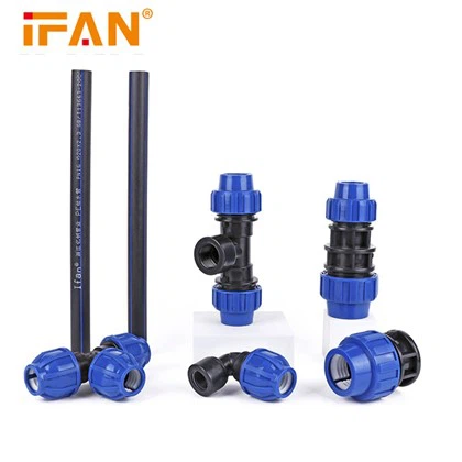 Blue Color HDPE Water Fitting