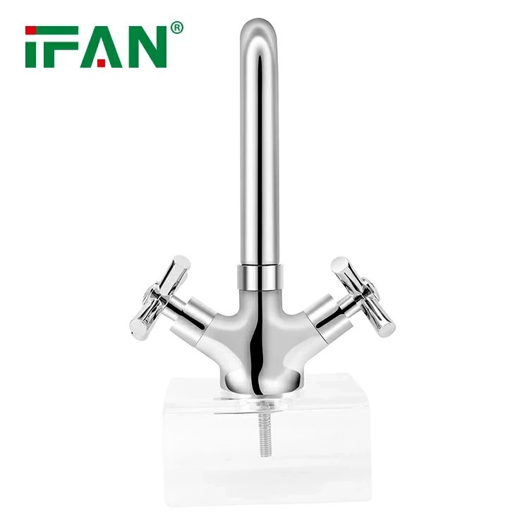Kitchen Faucet Includes Easy Temperature Adjustment Handle