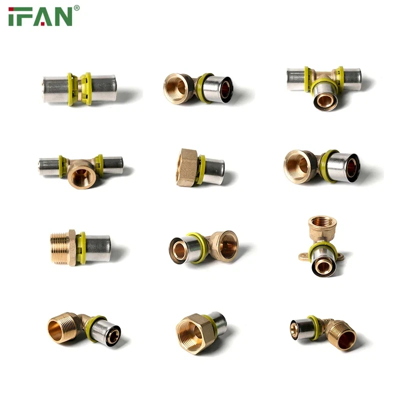 Plastic Pipe Brass Press Fitting