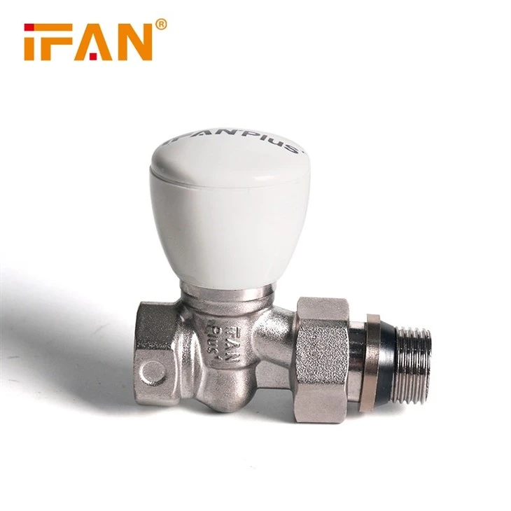 Good Performance Brass Radiator Valves Wall-Mounted