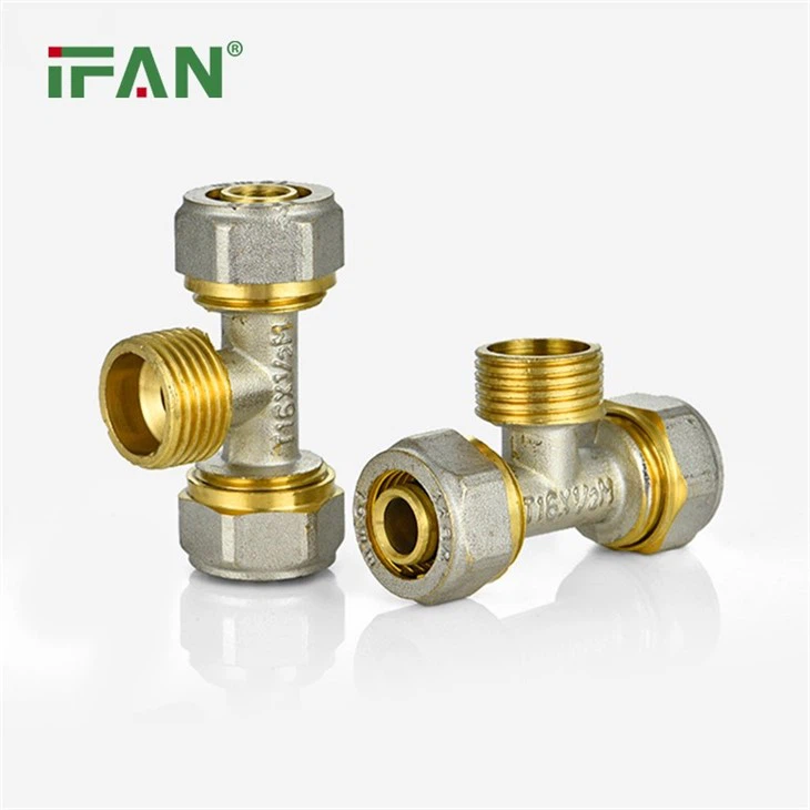 IFAN Durable Male Tee PEX Compression Fittings