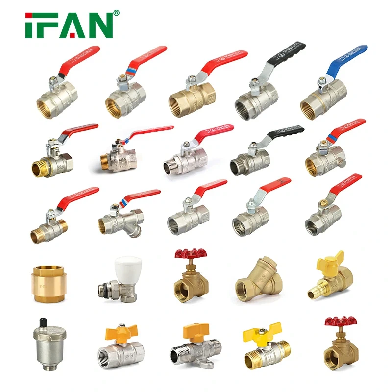 Plumbing System Threaded Brass Valve